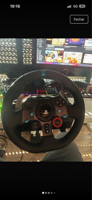 Volante g29 com extras!
