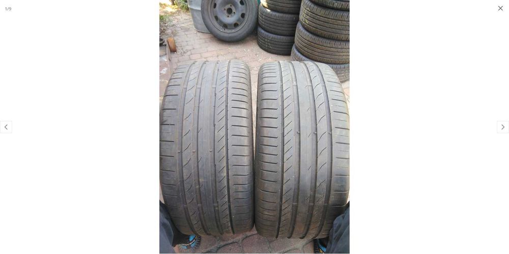 2x Continental ContiSportContact 5 255/40 R20 5,9-6,4mm
