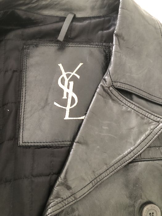 Casaco de pele Yves Saint Laurent