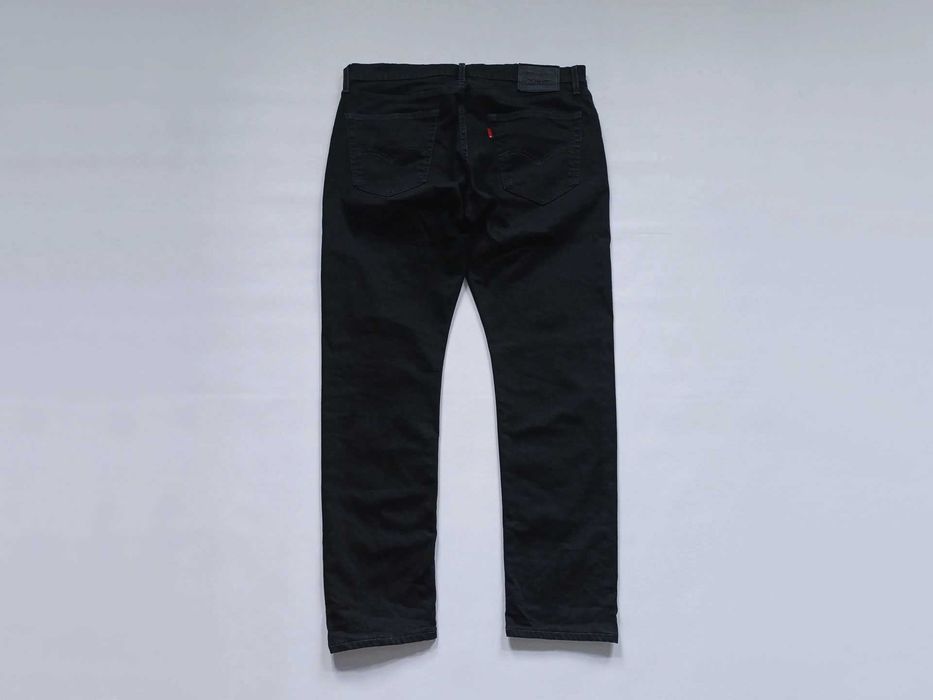 Levi's Premium 512 Blank Red Tab Slim Taper Jeans 36x30 - Full Black