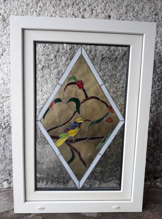 Janela De PVC Desenho Pintado Á Mão!