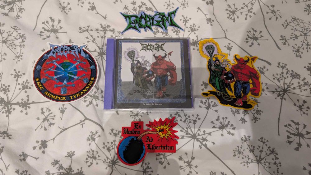 PRO8L3M - Ex Umbra Ad Libertatem CD (nowa w folii) + vlepki