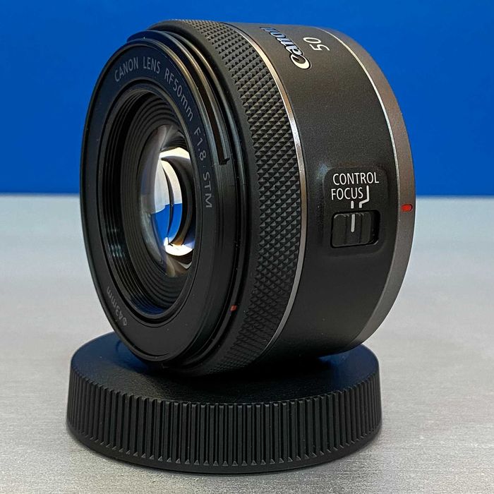 Canon RF 50mm f/1.8 STM (NOVA - 3 ANOS DE GARANTIA)