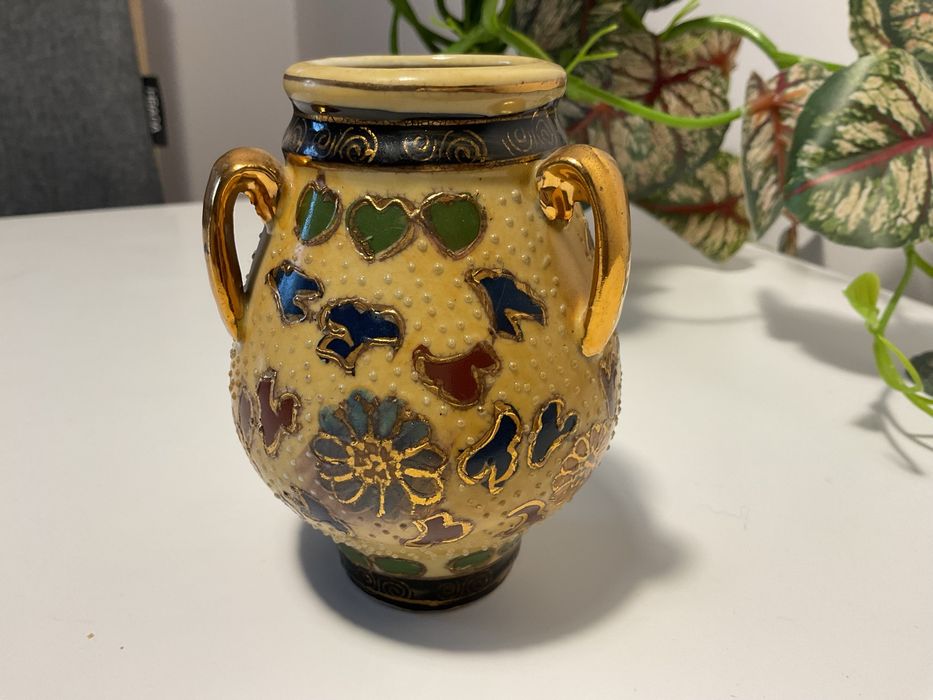 Jarra decorativa vintage em cerâmica esmaltada | +30 anos