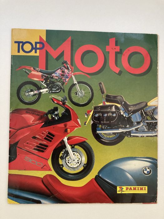 Caderneta Panini Top Moto