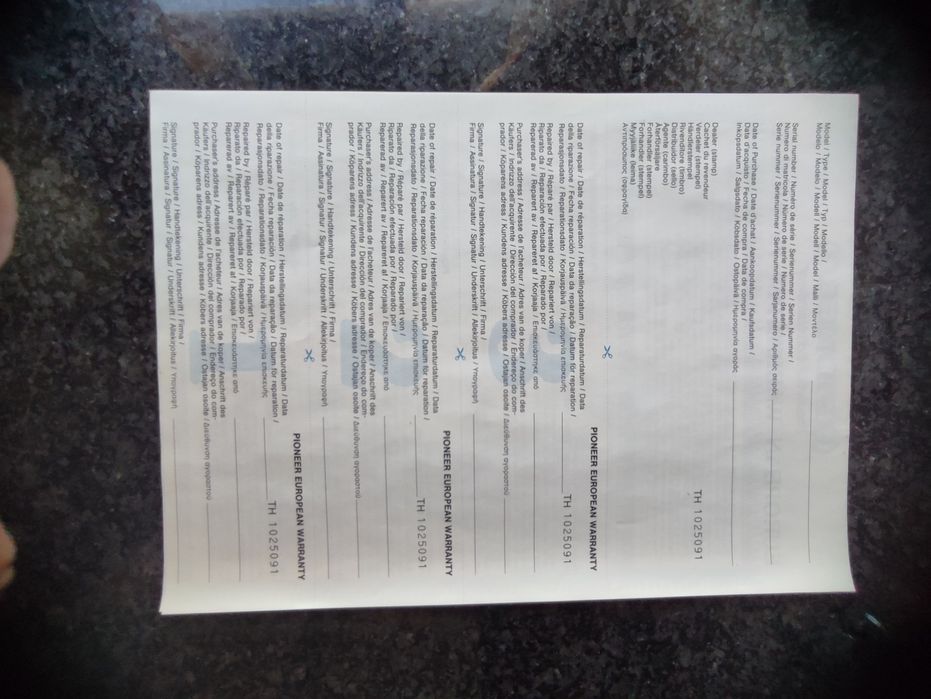 Pioneer PD-M603 com comando original e manual