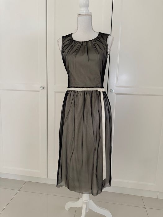 Sukienka letnia koktailowa. Deni Cler. S. Tiul.