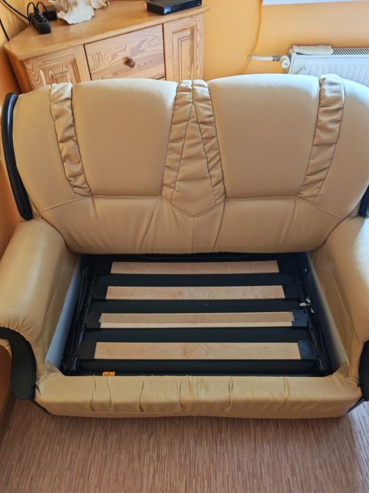 Sofa rozkładana ekoskóra