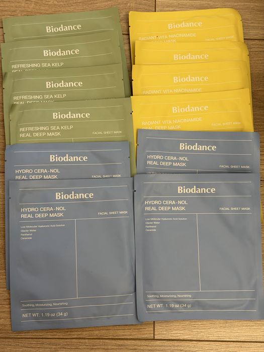 Продам гідрогелеві маски Biodance,корейська маска для обличчя, маски гідрогелеві для обличчя, маска Biodance