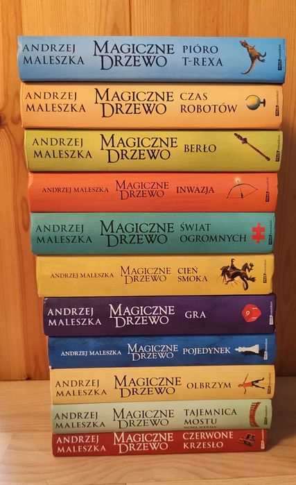 Magiczne Drzewo - Zestaw 11 tomów - Andrzej Maleszka - Stan Bardzo Dobry