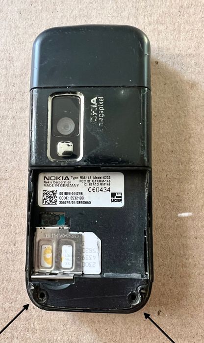 Nokia 6233 робоча, читайте уважно