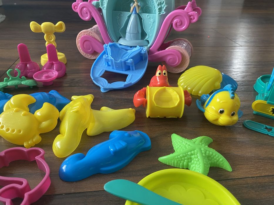 Play Doh Księżniczka dodatki gratisy ciastolina