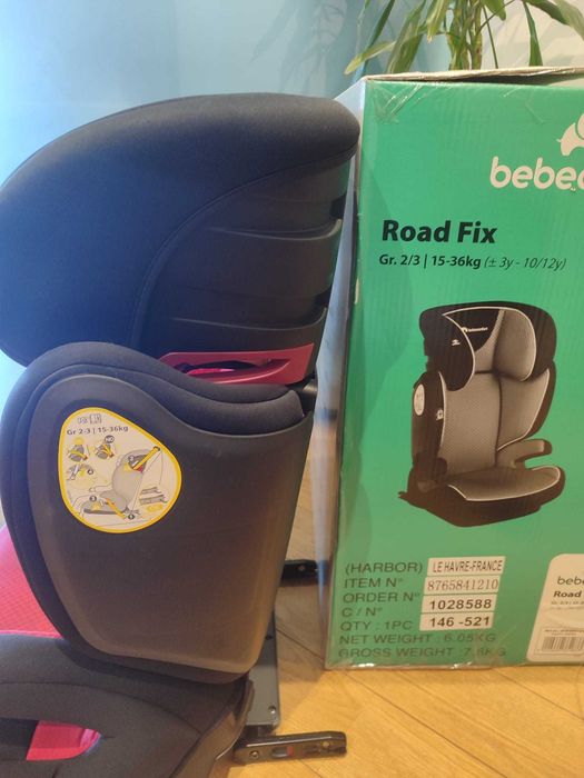 Cadeira auto com Isofix e garantia de 6 meses