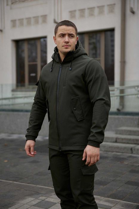 Куртка чоловіча soft shell intruder хакі
