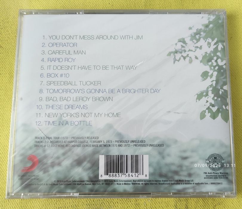 Jim Croce - The Lost Recordings CD