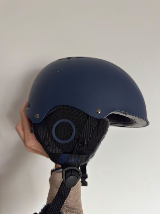 Ocieplany wanabee kask 48-54cm darau abs 200 navy sk-587