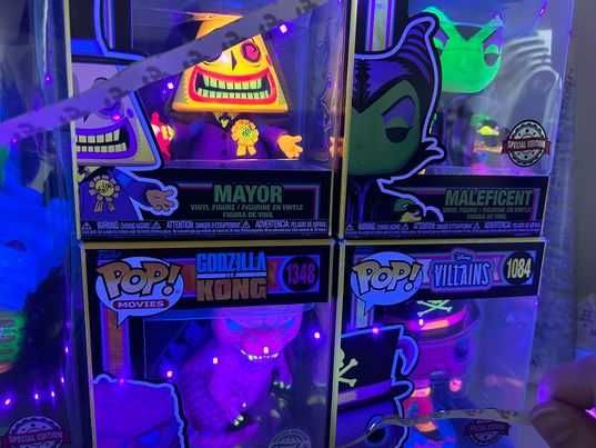 Funko POP black light luz negra