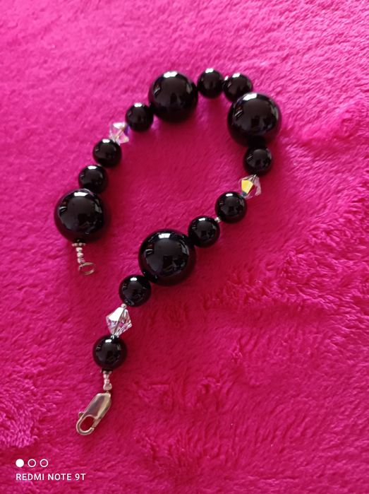 Onyks bransoletka długość 23cm