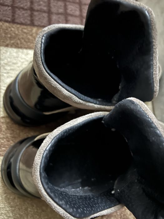 Ботинки натуральный замш р.39 весна осень