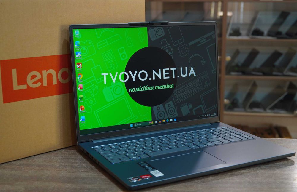 ГАРАНТІЯ Lenovo IdeaPad Slim 3 (IPS/AMD Ryzen 5 7535HS/RAM 8ГБ DDR5/SSD 512ГБ)TVOYO