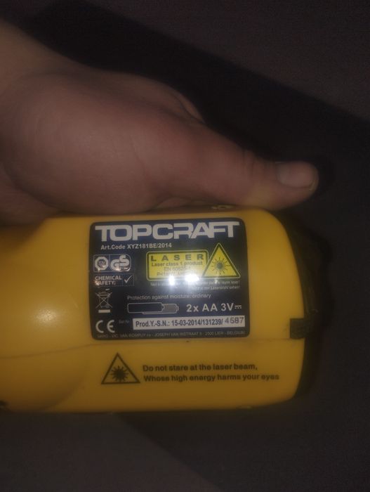 Продам б/у лазерний рівень topcraft xyz181be/2014