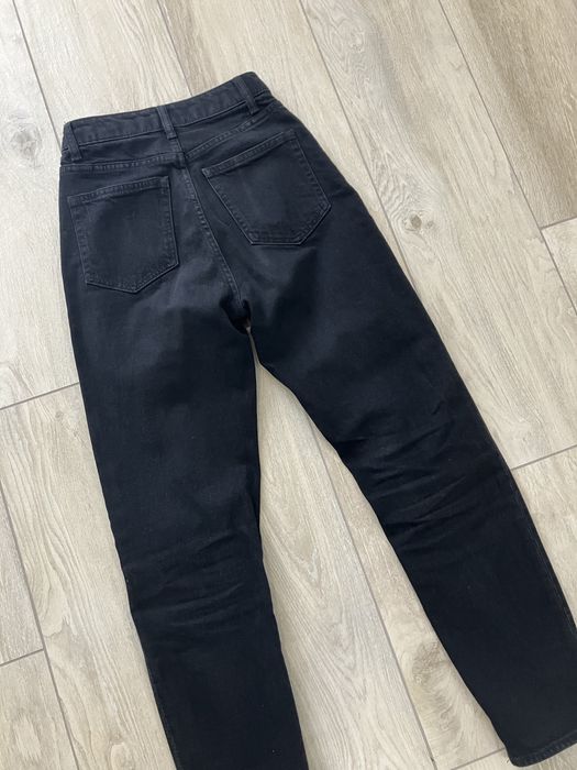 Czarne Straight High Jeans - H&M