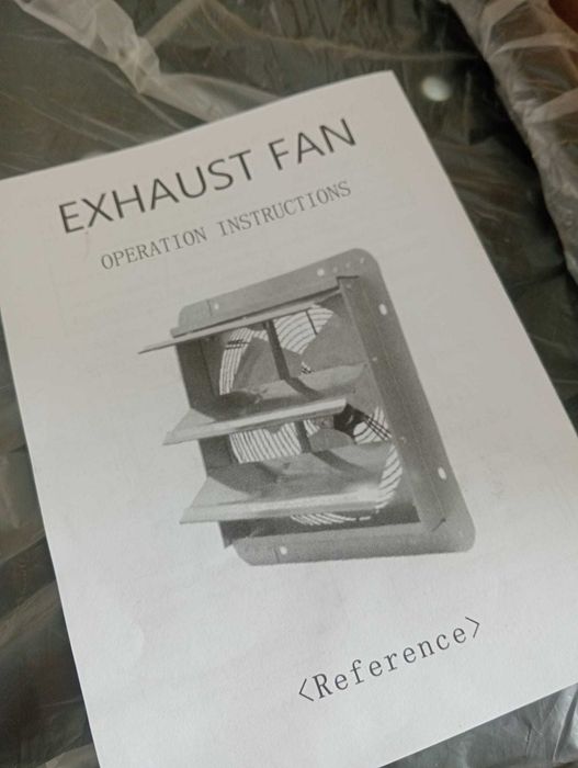 Exaustor/Ventoinha Extração 10" (25cm)–Mod. S-101–Controlo Velocidade