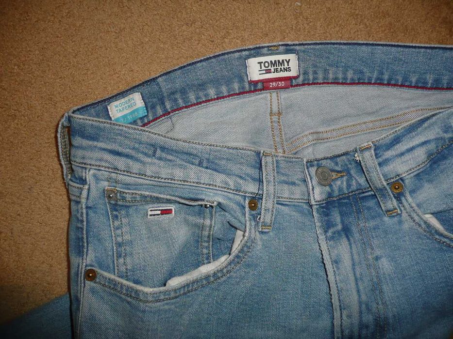 Spodnie dżinsy TOMMY HILFIGER W29/L30=40,5/103cm jeansy