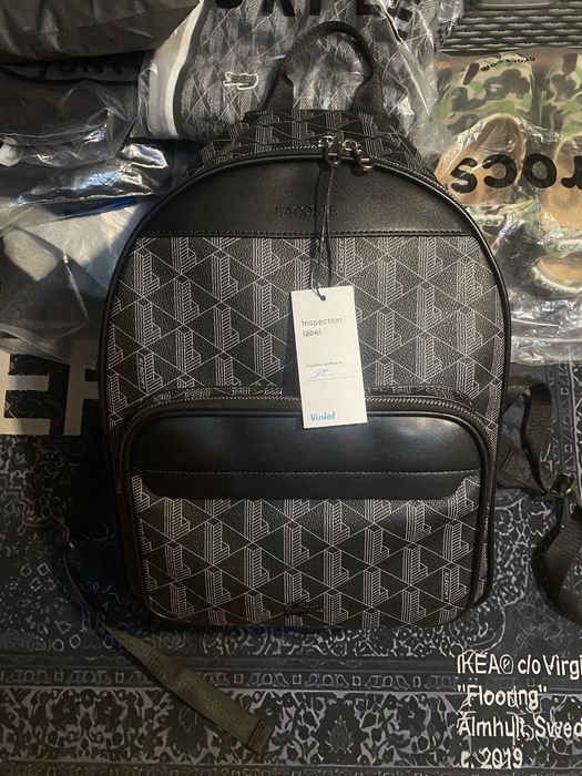 Plecak Lacoste monogram czarny oryginalny