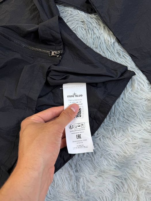 STONE ISLAND | Овершот Нейлоновий Стон айленд | Овершот Стонік Чорний S M L XL