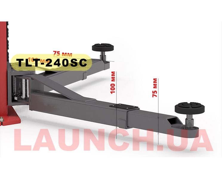 Підйомник LAUNCH для автосервісу (СТО) на 4 тонни. TLT 240 SC
