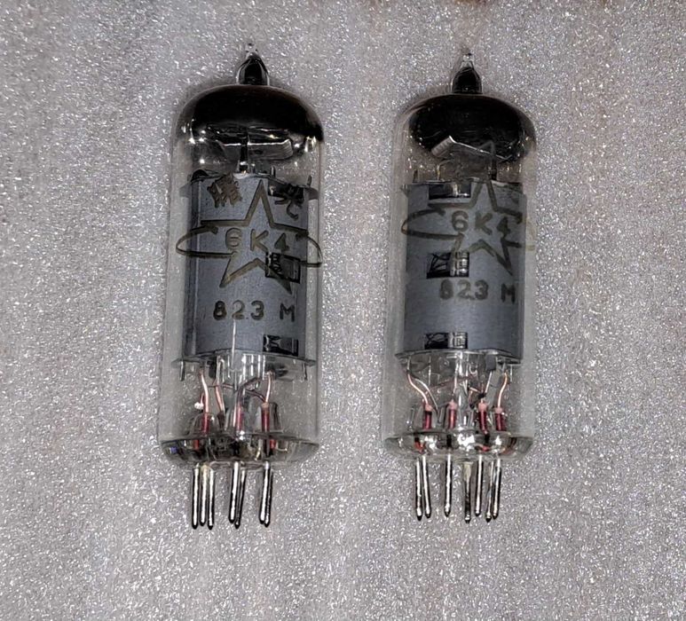 Lampy elektronowe 6K4 2szt. nowe para chińskie