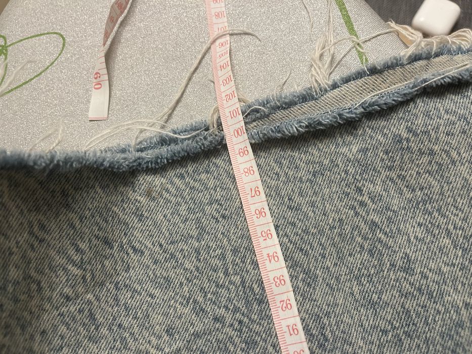 Джинсова спідниця Stradivarius з вареним ефектом