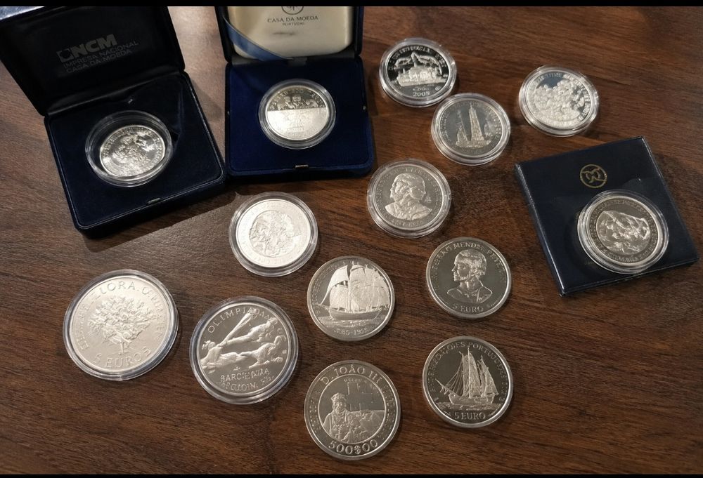 Moedas prata (Proof)