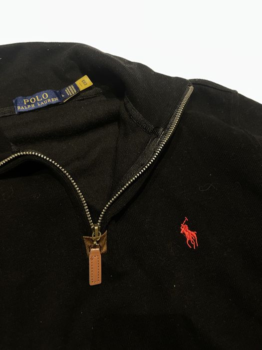 Polo Ralph Lauren • Damska L • Czarny • Half Zip • Klasyka