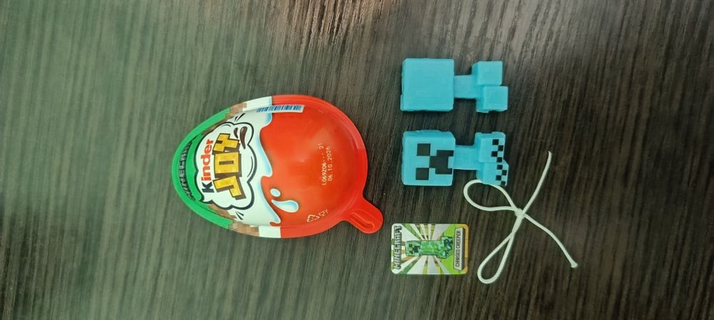 Фігурка Kinder Joy Minecraft Кріпер нова, Кіндер Джой Майнкрафт Крипер
