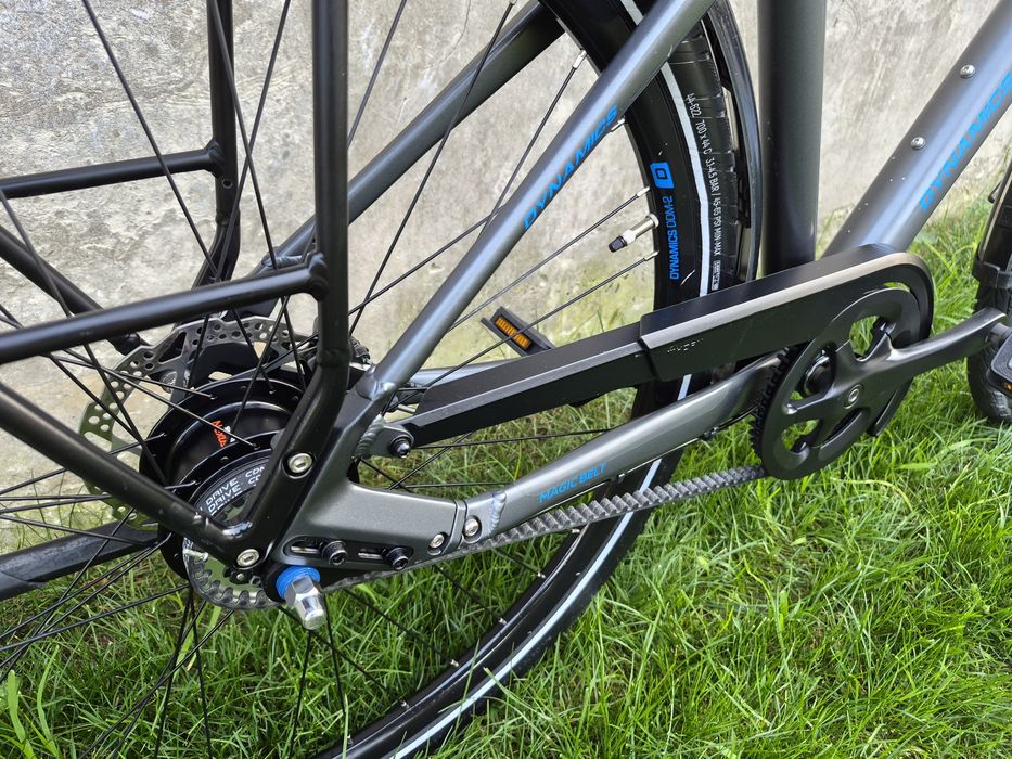 Rower Dynamics Magic Belt Shimano Nexus N8 Pasek Gates CDN Hydraulika Suntour 28"