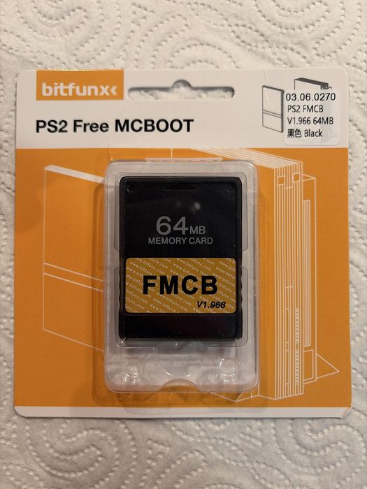 Karta FMCB do PS2 PS2 slim