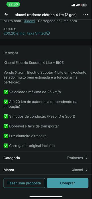 Trotinete eletrica