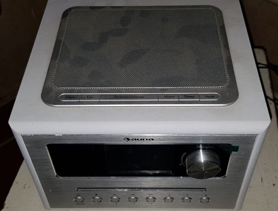 Интернет радио c Wifi Auna Silver Star CD Cube Белый