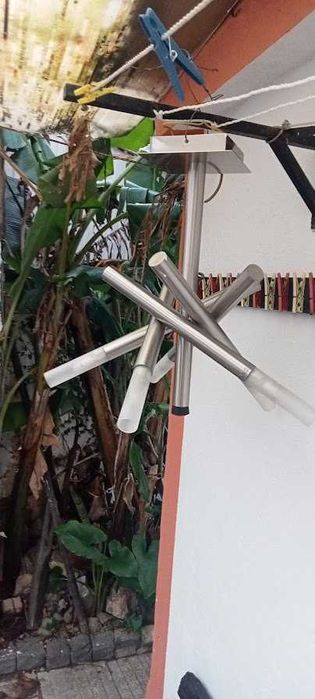 Candeeiro de teto articulado c/lâmpada suplente