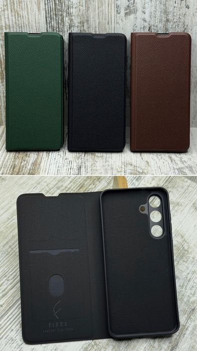Чехол книжка Fibra Flip на Samsung S25 FE/ S23 FE. На магните. Чохол