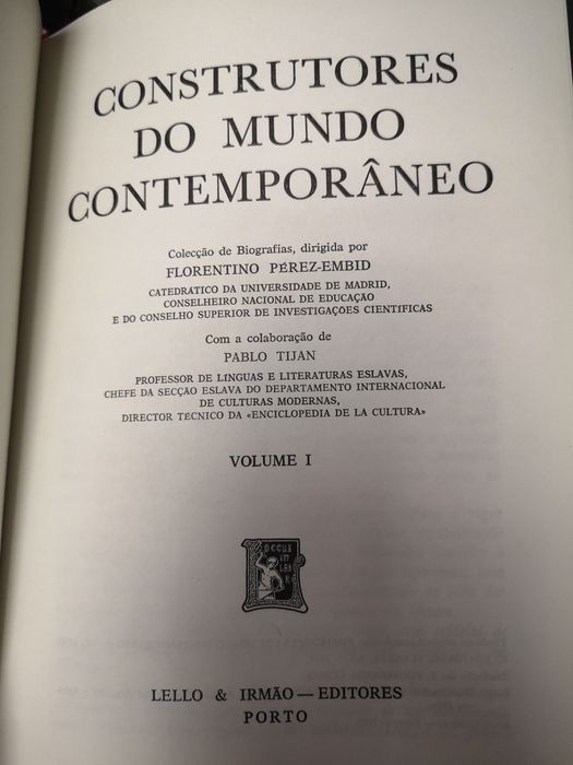 Construtores do mundo contemporâneo - NOVOS