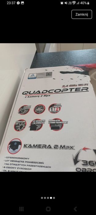 Quadcopter  z kamerka