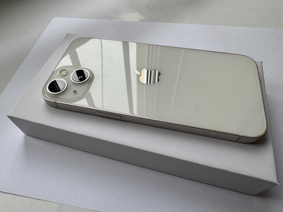 iPhone 13, White, 128 GB, kondycja 100%