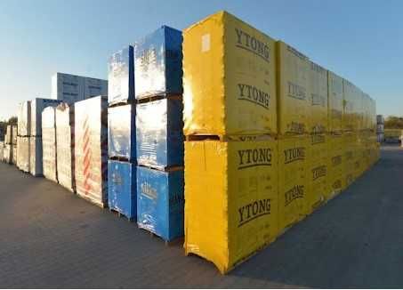 Beton komórkowy, gazobeton, suporex, belit, pustak, Solbet, YTONG, h+h