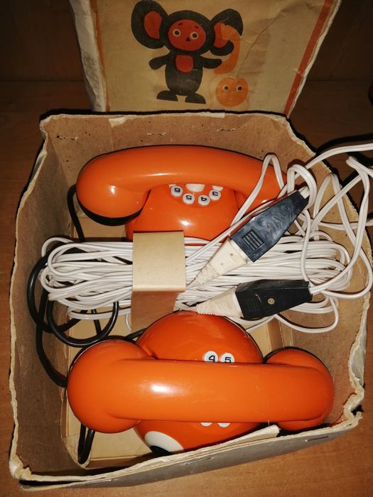 Игрушка ссср. Электронный телефон Чебурашка.