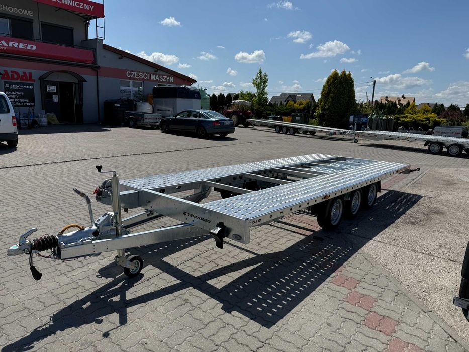 Laweta trzyosiowa 553x211 TEMARED CAR DECK 5521 S DMC:3.5T NOWY MODEL!