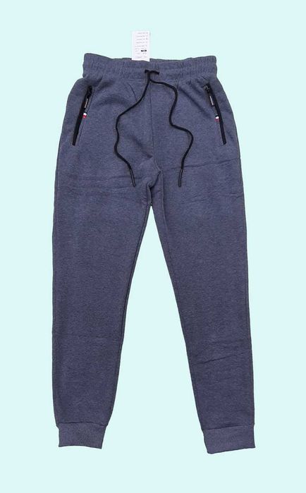 Spodnie Dresowe Ocieplane Męskie Szare rozmiar 2XL/3XL