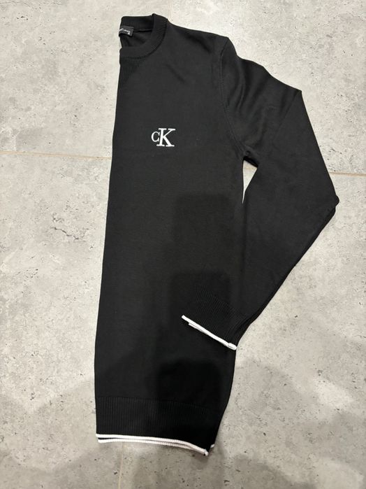 Sweter Ck czarny M męski